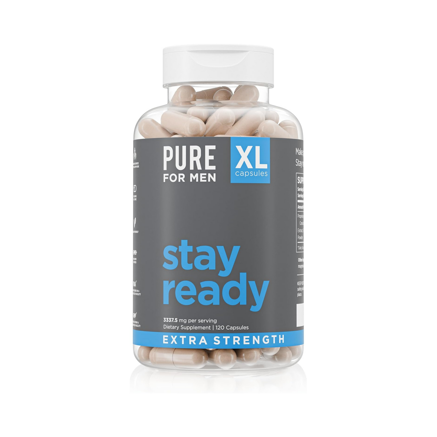 Pure for Men Stay Ready Fiber Extra Strength Supplement