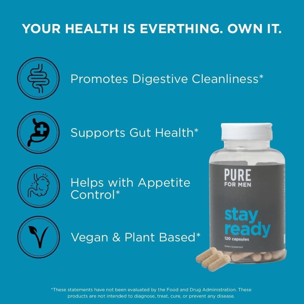 Pure for Men Stay Ready Fiber Extra Strength Supplement