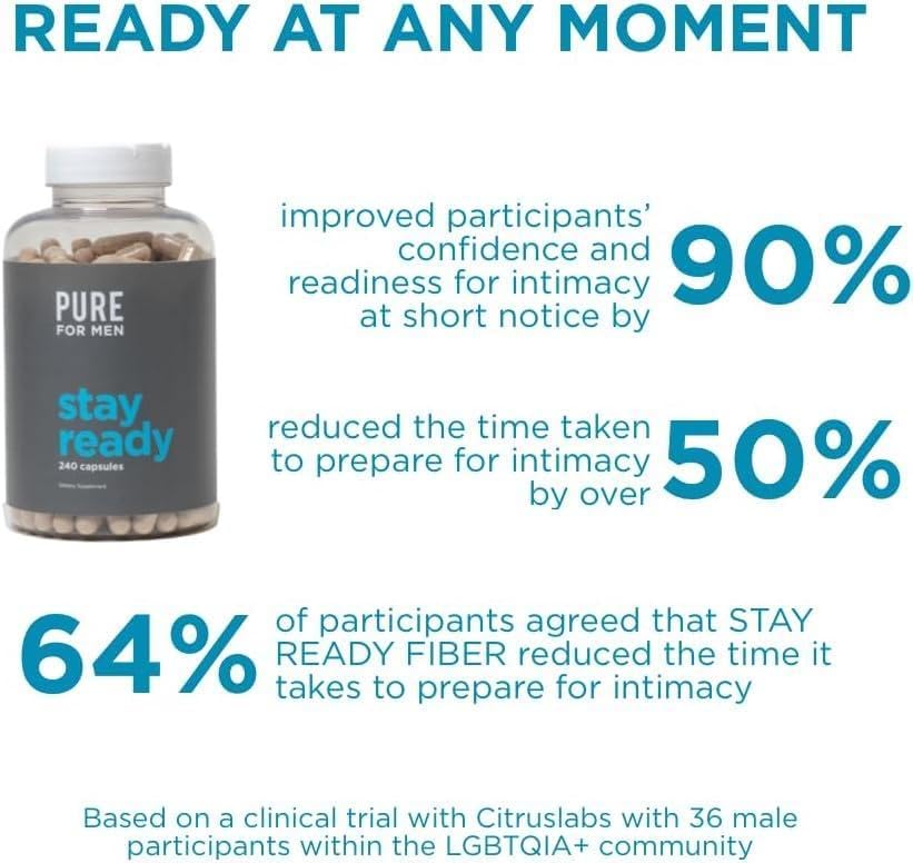 Pure for Men Stay Ready Fiber Extra Strength Supplement