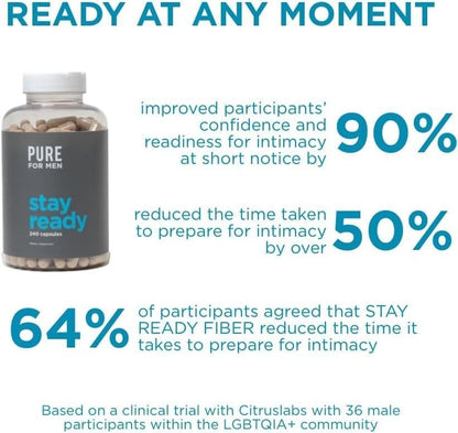 Pure for Men Stay Ready Fiber Extra Strength Supplement